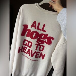 ALL HOGS GO TO HEAVEN Sweatshirt ❣️ Charlie Southern Gameday